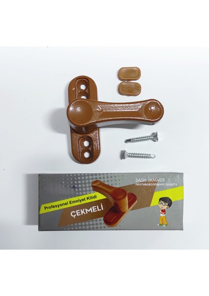 Pvc Pimapen Pencere Cam Balkon Kapısı Güvenli Emniyet Kilidi Çocuk Emniyet Mandalı METAL 1 ADET fiyatları