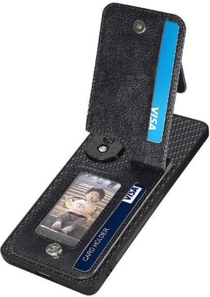 Onur Için Kılıf 80 Pro Fermuar Crad Yuvası Manyetik Araç Montaj Standı Cüzdan (Yurt Dışından)