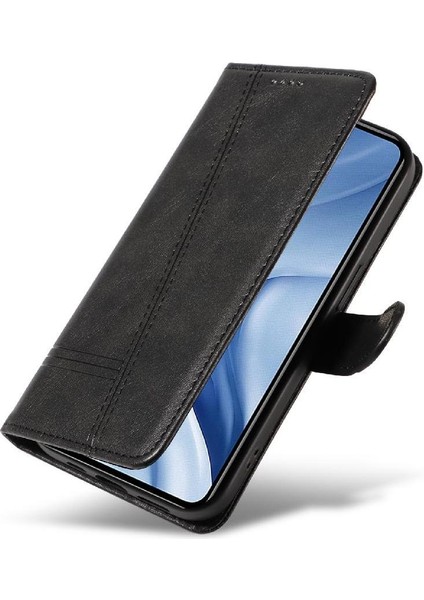 Xiaomi 11 Lite Için Filp Durumda Preslenmiş Pu Deri Cüzdan Telefon Kılıfı Siyah (Yurt Dışından) indirimleri