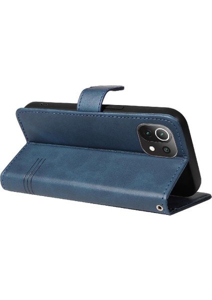 Xiaomi 11 Lite Için Filp Durumda Preslenmiş Pu Deri Cüzdan Telefon Kılıfı Siyah (Yurt Dışından) fiyatları