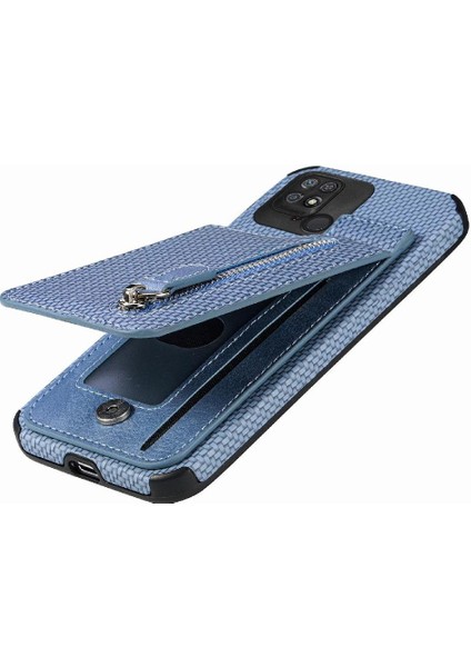 Xiaomi Redmi 10C Cüzdan Manyetik Araç Montaj Crad Yuvası Fermuar Standı (Yurt Dışından) modelleri