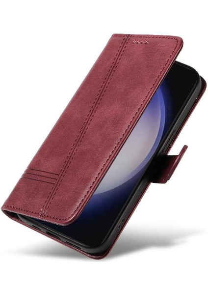 Samsung Galaxy S24 Artı Ayrılabilir Siyah Bilezik Preslenmiş Pu Için Filp Durumda (Yurt Dışından) indirimleri