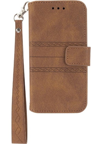 IPhone 16 Için Flip Case Pro Max Manyetik Kapatma Kickstand Cüzdan Kılıf Pu (Yurt Dışından)