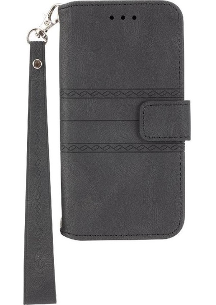 IPhone 16 Için Flip Case Pro Darbeye Koruyucu Cüzdan Kılıf Manyetik Pu (Yurt Dışından)