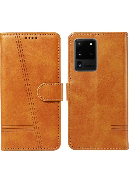 Samsung Galaxy S20 Ultra Cüzdan Telefon Kılıfı Için Kredi Kartı ile Filp Durumda (Yurt Dışından) fırsatları