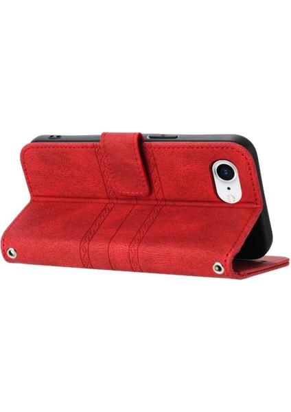 IPhone Se 2024 Manyetik Kapatma Kickstand Cüzdan Kılıf Pu Için Flip Case (Yurt Dışından) fiyatları