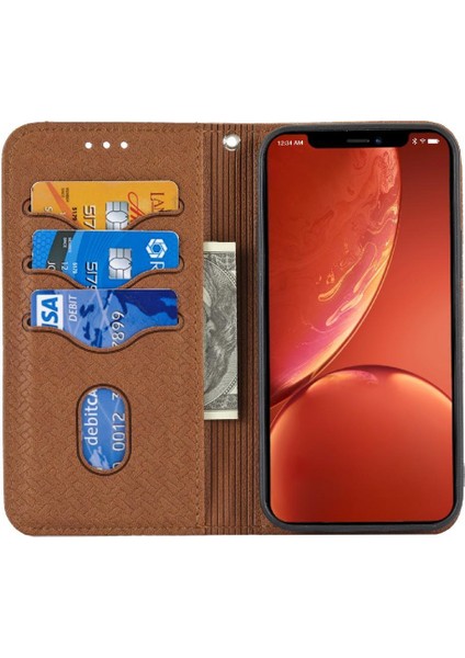 IPhone 16 Için Kılıf Pro Max Pu Deri Kapak Kredi Kartı Tutucu Flip Folio (Yurt Dışından)
