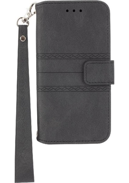 IPhone 16 Için Flip Case Pro Max Manyetik Kapatma Kickstand Cüzdan Kılıf Pu (Yurt Dışından)