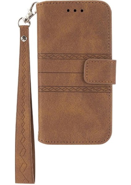 IPhone 16 Için Flip Case Pro Darbeye Koruyucu Cüzdan Kılıf Manyetik Pu (Yurt Dışından)