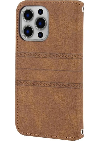 IPhone 16 Için Flip Case Pro Darbeye Koruyucu Cüzdan Kılıf Manyetik Pu (Yurt Dışından) modelleri