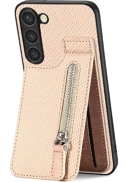 Samsung Galaxy S23 Fermuar Manyetik Araç Montaj Standı Crad Yuvası (Yurt Dışından)