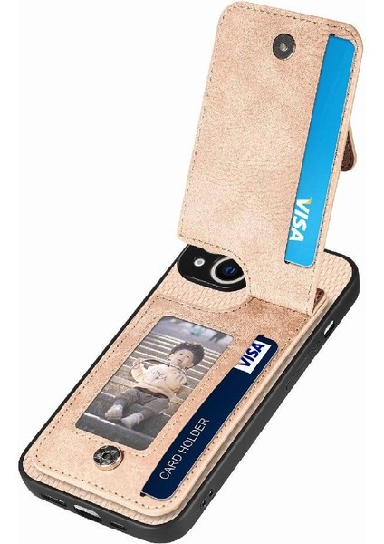 IPhone 15 Için Kılıf Standı Crad Yuvası Manyetik Araç Montaj Fermuar Cüzdan (Yurt Dışından) fiyatları