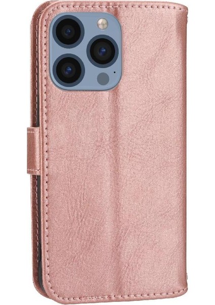 IPhone 16 Için Flip Case Pro Max Kart Tutucu Manyetik Kapatma Kickstand Pu (Yurt Dışından)