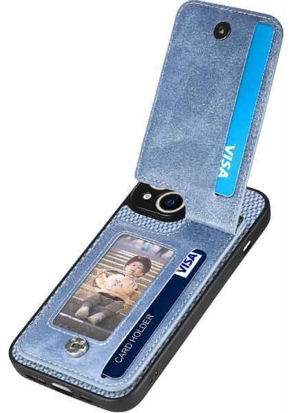 IPhone 14 Için Kılıf Crad Yuvası Cüzdan Manyetik Araç Montaj Standı Fermuar (Yurt Dışından) fiyatları