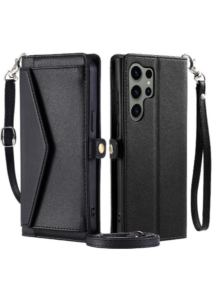 Samsung Galaxy S23 Için Cüzdan Crossbody Durumda Ultra Rfıd Engelleme Kartı Için (Yurt Dışından) fırsatları