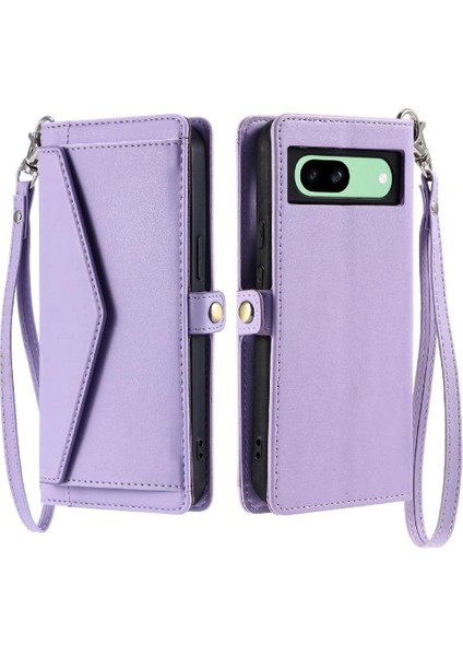 Rfıd Için Google Piksel 8A Kart Tutucu Cüzdan Durumda Cüzdan Crossbody Durumda (Yurt Dışından)