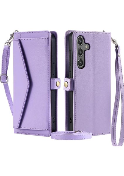 Kadınlar Için Cüzdan Crossbody Kılıf Samsung Galaxy S24 Cüzdan Kılıf Kart (Yurt Dışından) fırsatları