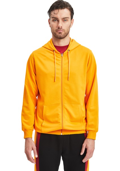 GS Store Galatasaray Erkek Basic Fermuarlı Hoodie E241237