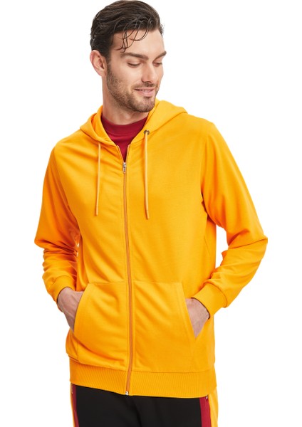 GS Store Galatasaray Erkek Basic Fermuarlı Hoodie E241237