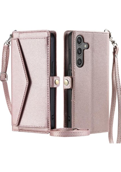 Cüzdan Crossbody Kılıf Samsung Galaxy Samsung 5g Kart Tutucu Cüzdan Kılıf (Yurt Dışından)