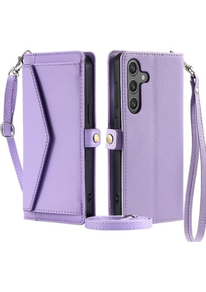 Cüzdan Crossbody Kılıf Samsung Galaxy Samsung 5g Kart Tutucu Cüzdan Kılıf (Yurt Dışından)