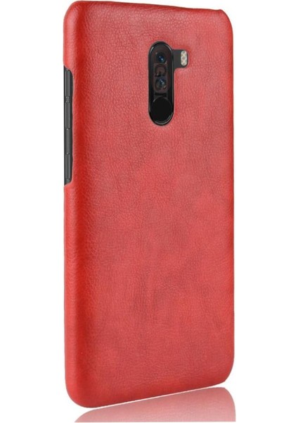 Bdt Shop Retro Kılıf Için Xiaomi Pocophone F1 Retro Anti Scratch Lychee Desen Kapak (Yurt Dışından)