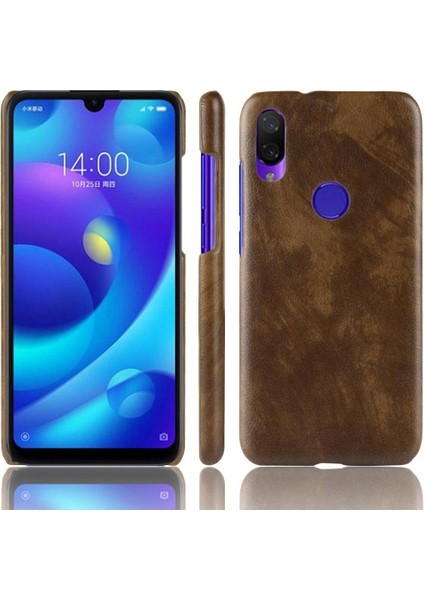 Retro Kılıf Xiaomi Redmi 7 Lychee Desen Anti Scratch Için Retro Koruyucu (Yurt Dışından)