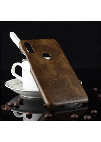 Retro Kılıf Xiaomi Redmi 7 Lychee Desen Anti Scratch Için Retro Koruyucu (Yurt Dışından)