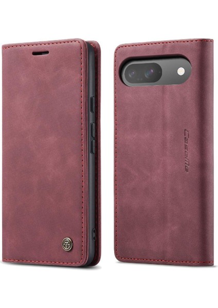 Google Piksel 9 Için Flip Case Manyetik Kapatma Darbeye Vaka Kart Yuvası Pu (Yurt Dışından)
