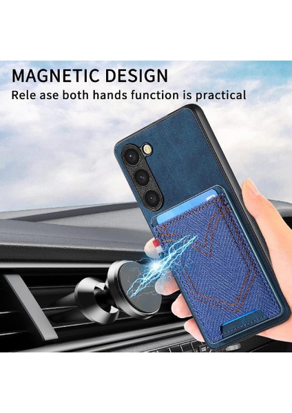 Samsung Galaxy S23 Manyetik Araç Montaj Kot Cep Tasarım Crad (Yurt Dışından) fiyatları