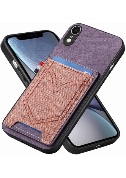 IPhone Xr Manyetik Araç Montaj Crad Yuvası Kot Cep Tasarımı (Yurt Dışından) fırsatları