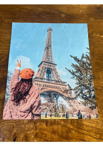 Özgürlük Işareti Paris Eyfel Kulesi Arma Dikiş Aplike 23X19 cm
