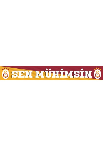 GS Store Galatasaray Sen Mühimsin Şal Atkı U88103