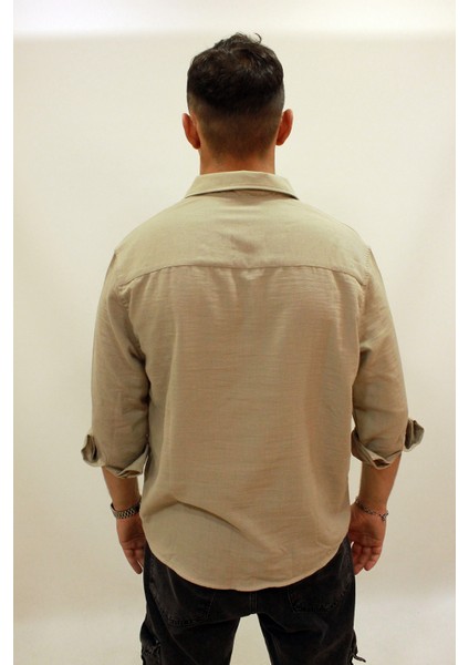 Eg 1859 Oversize Erkek Keten Gömlek fiyatları