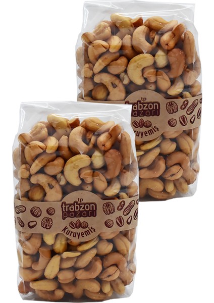 Trabzon Pazarı Doğal Kavrulmuş Tuzlu Kaju 2x260 gr
