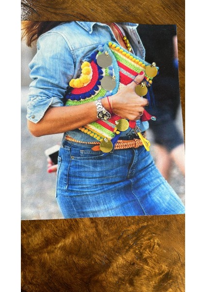 Taş Boncuk Pul Payet Işleme Kız Arma Dikiş Aplike 23X19 cm