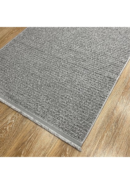 Gri & Kırçıllı Desen Halı - Modern Salon Ve Koridor Halısı - Hoom Rugs Retro 6204