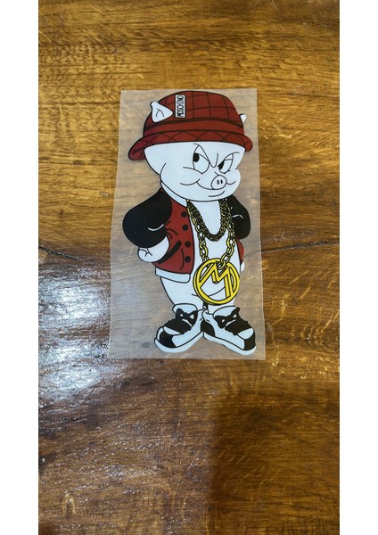 19X9 cm Ütü Ile Yapışan Domuzcuk Transfer Baskı Arma fiyatları