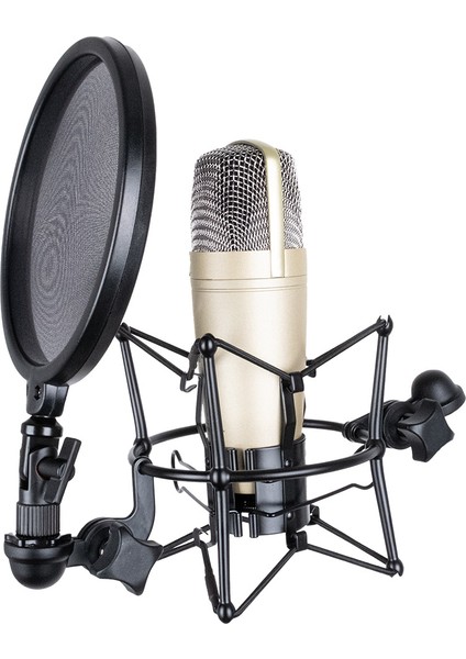 KS-2B Shock Mount Standı + Pop Filter