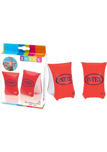 Intex Kırmızı Kolluk 30 x 15 cm Arm Band For Chıld 6-12 Age Yaş