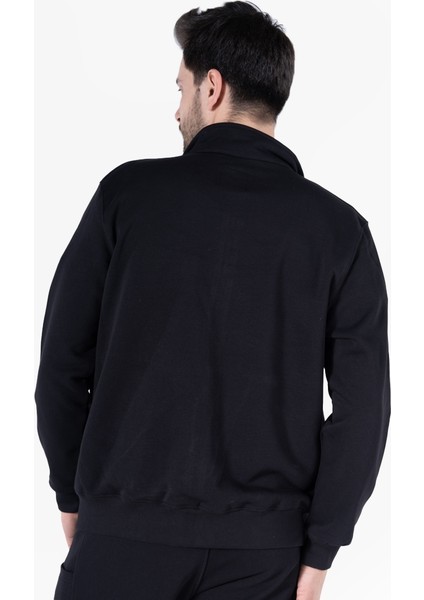 Owl 9150 Diagonel Fermuarlı Sweatshirt