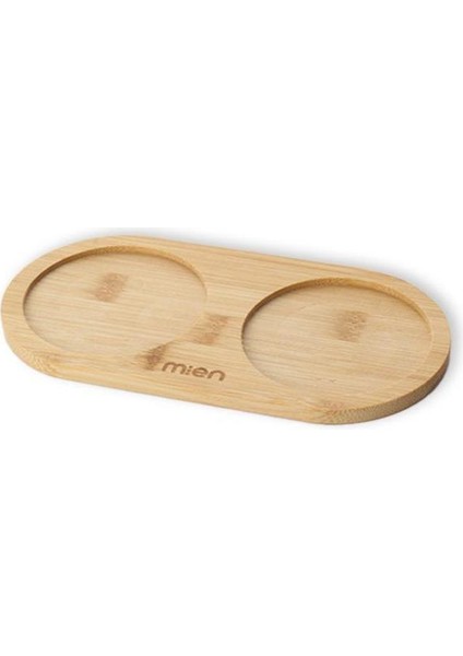 Bambu Oval Sunumluk/yağdanlık Altlık 19CM