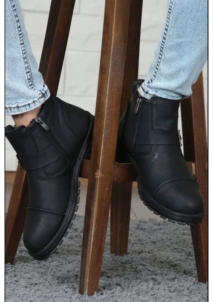 Erkek Kışlık Kürklü Fermuarlı Bot fiyatları