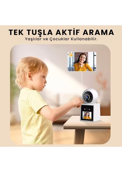 Çift Lensli 6mp, Wi-Fi Panorama Bebek Kamerası - Video Görüşme, Iç Mekan Mini Kamera, Renkli Gece Görüşü fiyatları