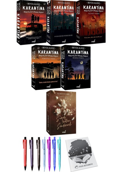 Karantina 5'Li - Şimdi Işıkları Söndürmeli + Kalem + Not Defteri