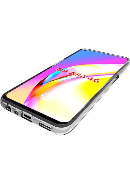 Oppo A54 4g Kılıf Süper Silikon Kapak-Renksiz