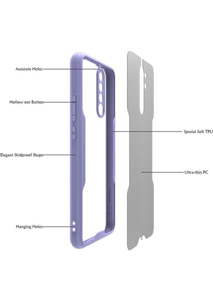 Xiaomi Redmi 9 Kılıf Parfe Kapak-Siyah