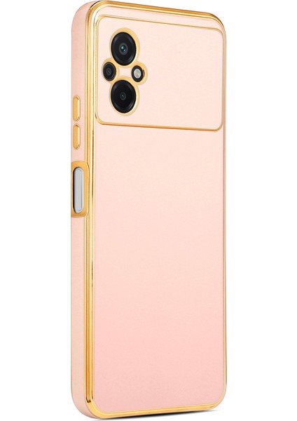 Xiaomi Poco M5 Kılıf Bark Kapak-Rose Gold