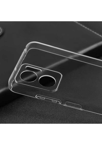 Xiaomi Redmi Note 11E Kılıf Süper Silikon Kapak-Renksiz