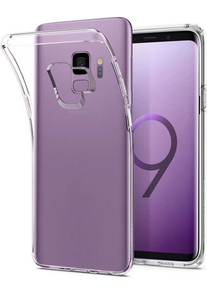 Galaxy S9 Kılıf Zore Süper Silikon Kapak-Renksiz